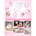 thumbnail image 5 of 10pcs Disposable Dog Diapers, Ultra Absorbent, Quick-Drying Gel Technology, Leak-Proof Cat Diapers, Suitable For Hot, Excited Urination, Incontinence,, 5 of 5