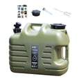 thumbnail image 4 of Miulika Water Container Water Carrier with Spigot with Screw Lid Water Bucket Water Storage Jug for Washing Hand Survival Outdoor BBQ 40x23x34cm 25L, 4 of 8