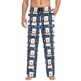 thumbnail image 2 of Polar Bears Snow Mens Pajama Pants Cotton Elastic Waistband Lounge Sleep Pajama Bottoms Pj with Pocket, 2 of 7
