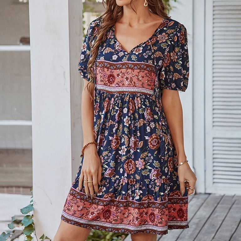white christmas dresses Women's Summer Cotton Dresses, Short Dress, 100% Cotton Clothing – Cotton  Flower Clothing main image 1