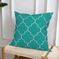 thumbnail image 4 of Pack of 4 Cushion Covers Geometric Pattern Decorative Cushion Cover Cotton Linen Pillowcases (50 x 50 cm, Green), 4 of 4