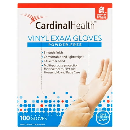 Cardinal Health Vinyl Gloves Powder Free