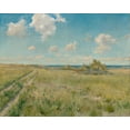 thumbnail image 2 of Chase, William Merritt 14x12 White Modern Wood Framed Museum Art Print Titled - The Old Road to the Sea, 2 of 4