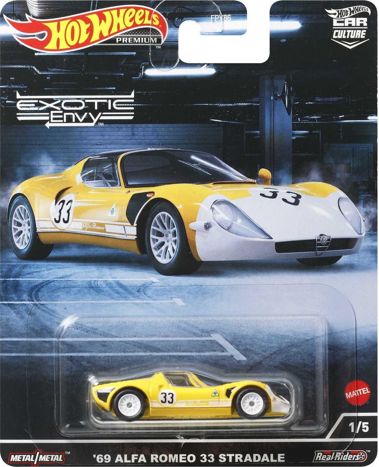 Hot Wheels Car Culture Alfa Romeo Stradale  Véhicule Circuit Legends