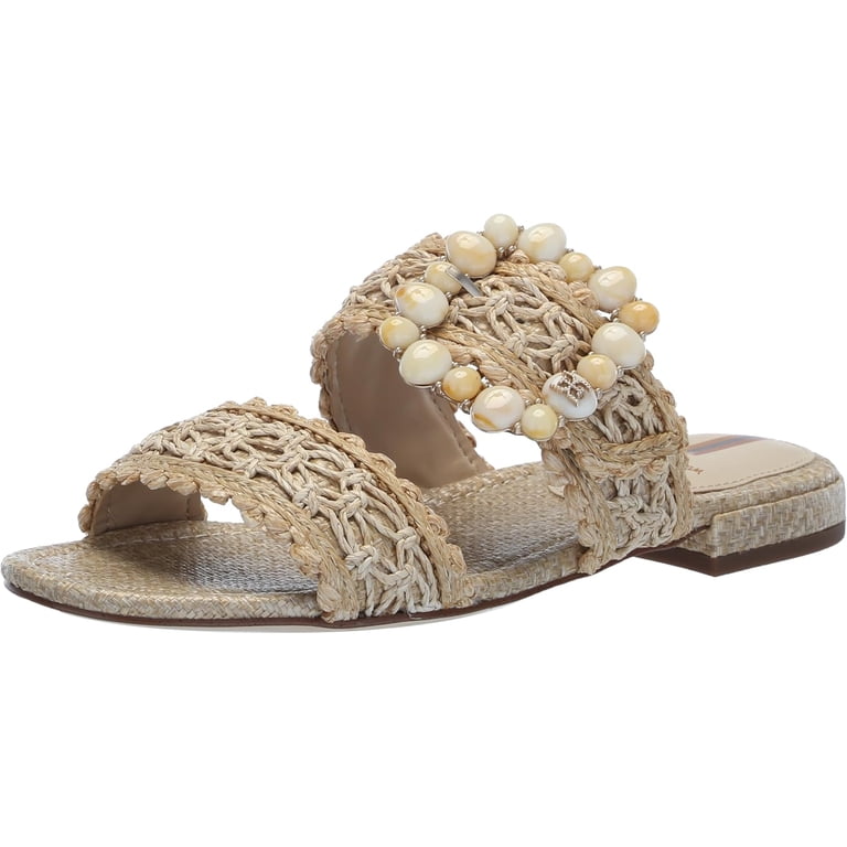 himemama　0724 Sam Edelman Women's Elisa Slide Sandal Cuoio Raffia 10M - Walmart.com
