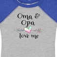 thumbnail image 4 of Inktastic Oma and Opa Love Me- Heart Grandchild Boys or Girls Baby Bodysuit, 4 of 5