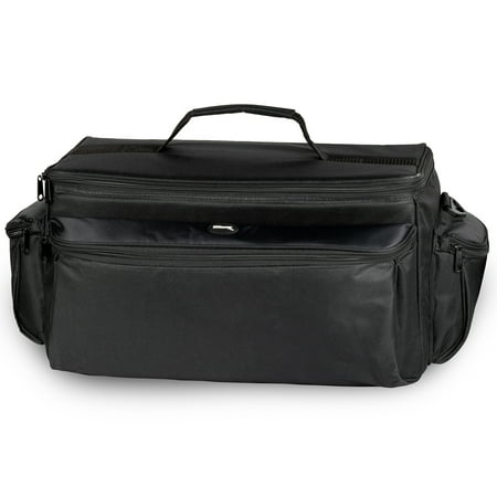Ultimaxx Padded Camcorder Film Video Camera Equipment Accessories Gadget Bag Case (Black) for Nikon Canon Sony Pentax Olympus Panasonic Fujifilm Samsung & Many More (X-Large)