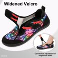 thumbnail image 4 of Zapatos LeisFit para mujer, puntera ancha, ajustables para diabéticos, color negro 9, 4 of 6