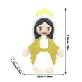 thumbnail image 3 of 20 Pcs Little Virgin Mary Figurines Miniature Virgin Mary Doll to Hide and Seek Classic Religious Gifts for Sunday Easter Eggs Stuffers Baptism Gift, 3 of 8