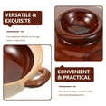thumbnail image 3 of Clay Cooking Pot Stew Pot Kitchen Soup Pot Home Clay Casserole For Simmering 500ml, 3 of 5