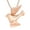 Rose Gold, variant on Peace Dove Urn Necklace Stainless Steel Pet Cremation Pendant Necklace Memory Ashes Keepsake Jewelry