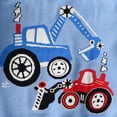 thumbnail image 4 of WIBACKER 2-7T Kids Boy Cartoon Truck Pullover Sweater Crewneck Knitted Fall Winter Sweatshirt Tops, 4 of 8