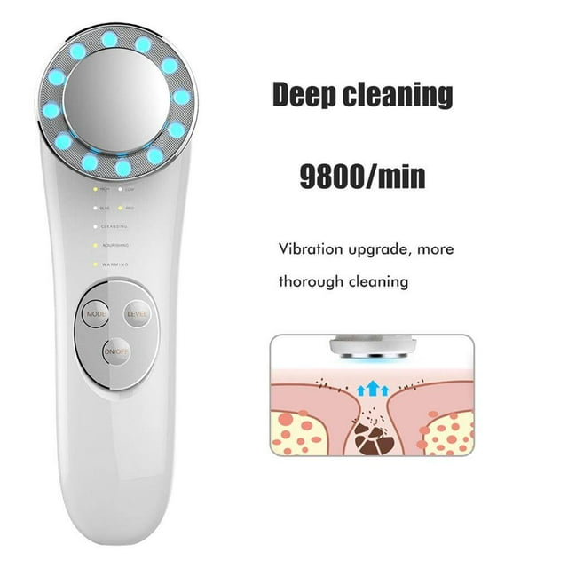 Facial Massager Facial Cleaner Ultrasonic Beauty Device Anti-aging Deep Cleaning Beauty Instrument