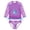 Lavender, variant on weVSwe Girls Rash Guard Swimsuit Rare Hem Cuffs Bathing Suit UPF 50  Protection 2T