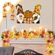 thumbnail image 1 of Guirnalda de hojas artificiales de ratán para Halloween,Acción de Gracias,guirnalda de hojas de arce con calabaza colgante,decoración para fiestas en interiores, 1 of 7