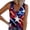C-Multicolor, variant on Womens July 4th Tank Tops USA Printed V-Neck Sleeveless Blouses Red White Blue Loose Fitted Summer Tank P-Multicolor