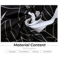 thumbnail image 3 of muroi 4Pcs Halloween Chair Covers Black White Spider Web Ghost Skull Pattern Dining Chair Slipcovers Stretch Elastic Seat Covers for Halloween Party Home Kitchen Hotel Restaurant Ceremony Decor, 3 of 7