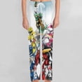 thumbnail image 5 of Power Rangers Pajamas Pants 3D Printing Wide Leg PJ Pant Loungewear Casual Comfy Sleepwear Lounge Pants for Men WomenL, 5 of 9