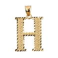 thumbnail image 1 of INITIAL H GOLD CHARM PENDANT :  10K  SIZE (S  M  Large, 1 of 1