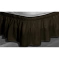 thumbnail image 1 of Vw Stores WALDORF01-CO Bed Skirt Ruffle For Bedding - Solid - Fits Twin &amp; Full - Brown, 1 of 1