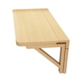 thumbnail image 1 of Mesa plegable de pared, banco de trabajo de madera, escritorio de computadora plegable que ahorra espacio, 19,7 x 11,8 pulgadas, para cocina, estudio,, 1 of 8