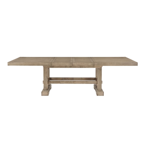 Steve Silver Napa Extandable Weathered Sand Dining Table with Two Leaves