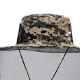 thumbnail image 3 of Antis Malla Cabeza Protección Facial Máscara de Pesca Sombrero Poloere camuflaje digital Sunnimix Sombrero Anti Mosquito, 3 of 7