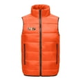thumbnail image 6 of QATAINLAV Ofertas en WalmartHeated Vest for Women and Men Fleece Vests Men's Outwear Outdoor Hiking Skiing Camping, 3 Heating Levels without Battery Orange L, 6 of 8