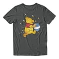 thumbnail image 2 of Disney Winnie The Pooh Honey Jar and Bees Graphic Men's T Shirt (Charcoal, S-XXXL), 2 of 4