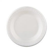 Quiet Classic Laminated Foam Dinnerware Plate, 10 1/4", White, 125/Pk, 4 Pks/Cs