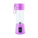 thumbnail image 1 of Mezcla portátil, personal recargable por USB para batidos, potente poder de corte con 6 cuchillas, 380 ml de frutas y verduras caseras, 1 of 2
