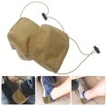 thumbnail image 3 of KAKOWELY 2 Pcs Protège-Talon pour Chaussures de Conduite Automobile Couvre-Chaussure Résistant à l'Usure Chaussure d'Accélérateur de Frein Protection du Talon du Pied (Kaki),3.15X"X3.15"X0.08 Pouces, 3 of 4