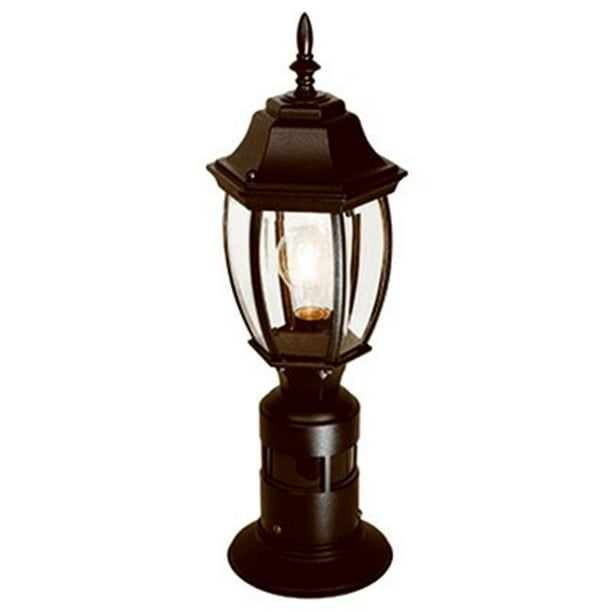 HZ4392BK Motion Activated Post Light, Black