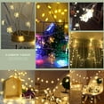 thumbnail image 5 of Snowflake String Lights, 10M 80 LED Christmas Fairy Lights, for Xmas Tree Home Garden Bedroom Indoor&Outdoor Decoration, Party Lights, Warm White, 5 of 7