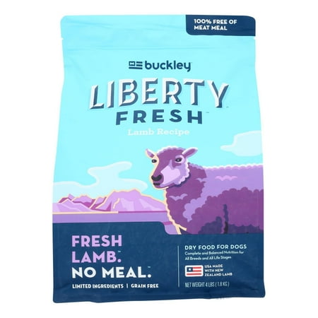 UPC: 0856452005342 | Bixbi Liberty Grain Free Dry Dog Food Lamb Recipe 4 Lb