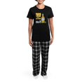 thumbnail image 4 of CafePress - 3 Tequila Women's Dark Pajamas - Women's Short Sleeve Print T-Shirt and Pants Dark Cotton Pajama Set, 4 of 7