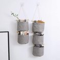 thumbnail image 3 of Paquete de 4 bolsas de almacenamiento desmontables para colgar en la pared para artículos pequeños para dormitorio, baño, cocina, armario (4 colores diferentes) Sailing Electrónica, 3 of 5