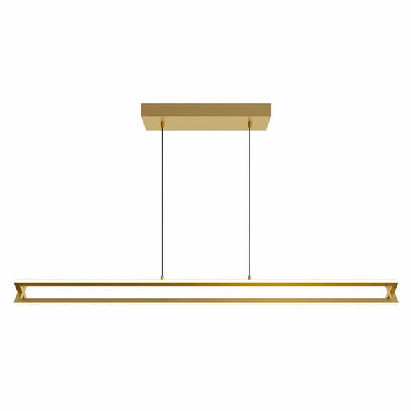 CSSP0448L30D1GD AFX Cass - 38W 1 LED Linear Pendant In Modern Style-3.9 Inches Tall and 4.7 Inches Wide-Gold Finish