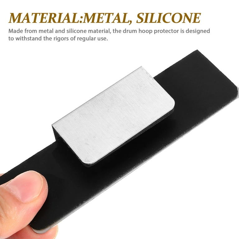 Bass Drum Hoop 24 TOYANDONA Bass Drum Pressure Ring Protective Pad Drum Pad Drum Mufflers Dampening