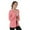 Watermelon Red, variant on WTOBBY Women's Lightweight UPF 50+ Hooded Sun Protection Jacket - Long Sleeve Cooling Ice Silk Shirt with Zipper & Pockets for Hiking and Summer Outdoor ,Cyan XS
