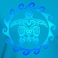 thumbnail image 3 of CafePress - Blue Tribal Turtle Sun T Shirt - Men's Fitted T-Shirt, 3 of 4
