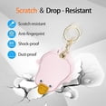 thumbnail image 3 of Leather Keychain Case Holder for Apple Airtag,Protective Air Tag Cover with Keychain Ring,Anti-Scratch Airtags Case for Keys, 3 of 6