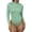 Green, variant on semimay women's autumn and winter bottoms long sleeved zipper bodysuit