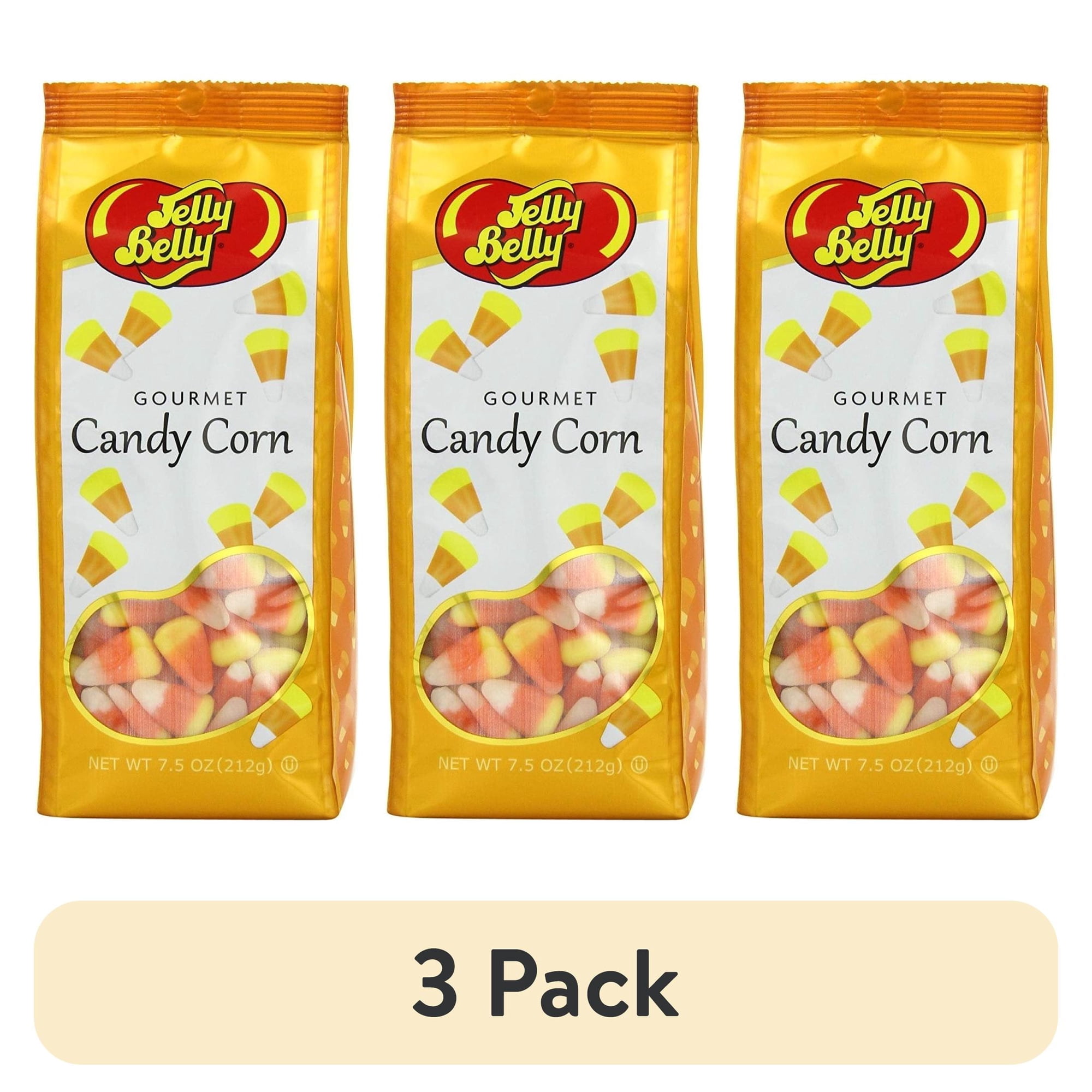 (3 pack) Jelly Belly Gourmet Candy Corn - 7.5 Ounce Gift Bag