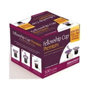 Fellowship Cup(r) Premium - Prefilled Communion Cups (100 Count): Includes Juice and Wafer with Dual Tabs for Easy Opening (Other)