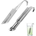 thumbnail image 1 of Mistayd Infuseur à Thé, Passoire à Thé, Infuseurs à Thé pour Thé en Vrac, Infuseur à Thé en Vrac Réutilisable en Acier Inoxydable, Diffuseur d'Épices, Stylo Diffuseur, Maille Fine, Tasse Unique, Cuillère, Tuyau 2 Pcs, 1 of 5