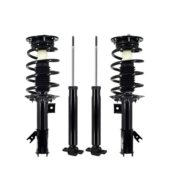 Set 4 Front Quick Complete Strut - Rear Shock For 2013 - 2020 Ford Fusion