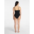 thumbnail image 6 of Time and Tru Women's and Women's Plus One Shoulder One Piece Swimsuit, Sizes XS-3X, Family Swim, 6 of 6