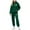 Dark Green, variant on Drie Hoodie Set for Women Sweats Sets for Women Comfy Hoodie Sweatsuit Sets Fall Fashion Clothes Dark Gray,2XL
