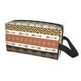 thumbnail image 2 of XMXT Large Capacity Makeup Bag, Retro Boho Aztec Tribe Print Storage Bags Travel Toiletry Cosmetic Bag for Women Men, 2 of 9